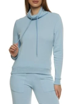 Fleece Funnel Neck Sweatshirt