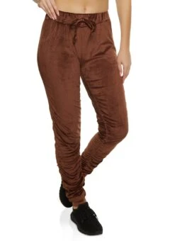 Velour Stacked Joggers
