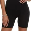 Seamless Compression Rib High Waist Biker Shorts