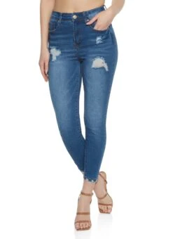 WAX Ripped Skinny Jeans