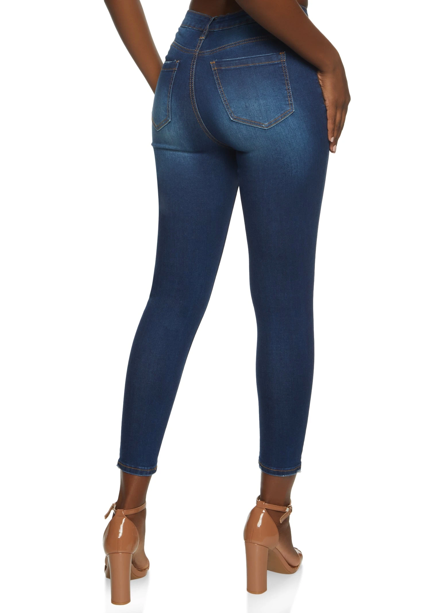 WAX Patched Skinny Jeans - Image 2