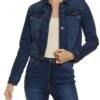 WAX Basic Stone Wash Denim Jacket
