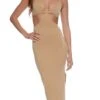 Ruched Cut Out Bodycon Dress