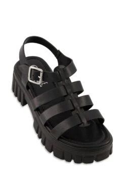Caged Strap Platform Sandals