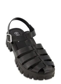Caged Platform Sandals
