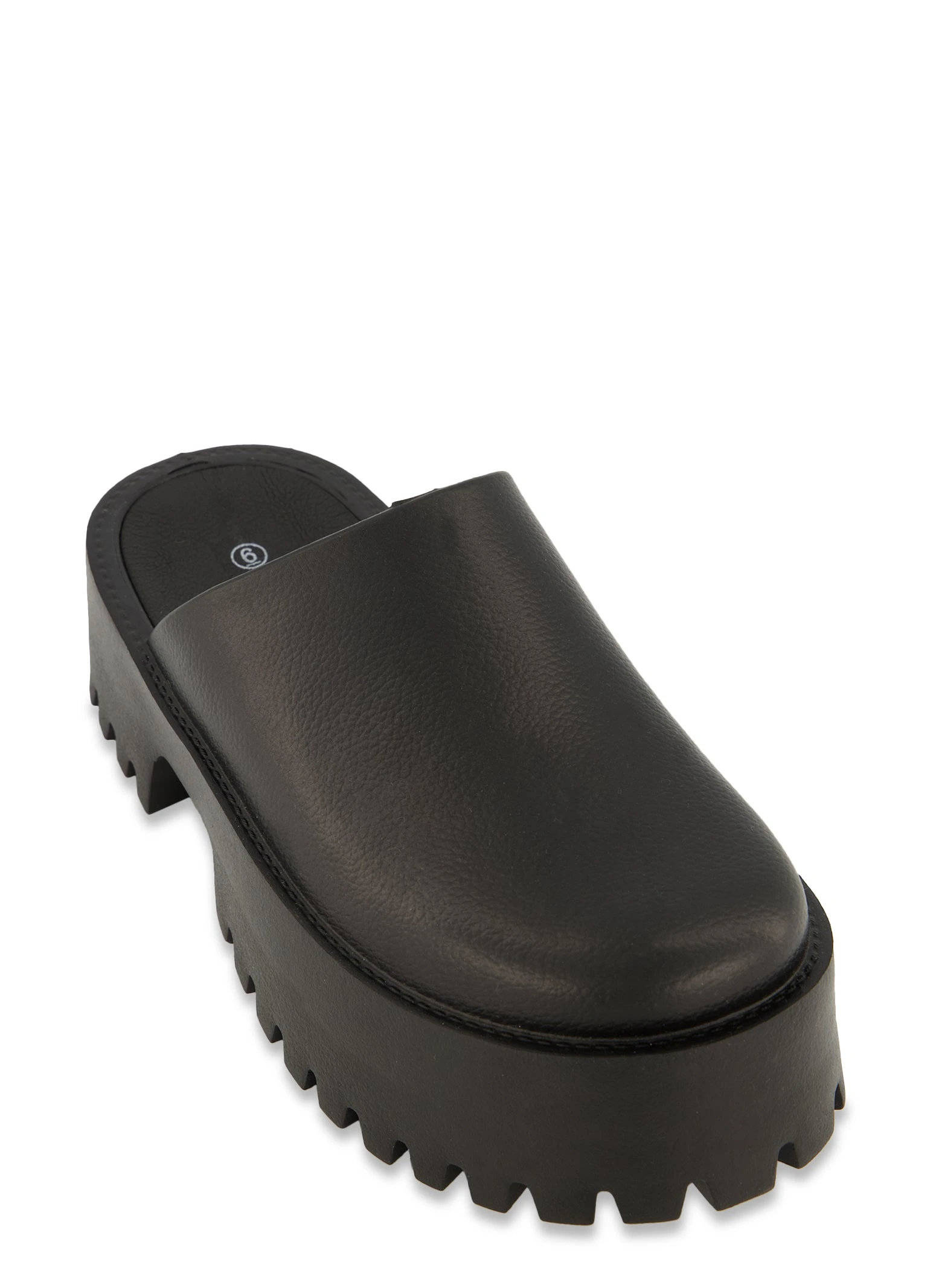 Lug Sole Platform Slide Clogs