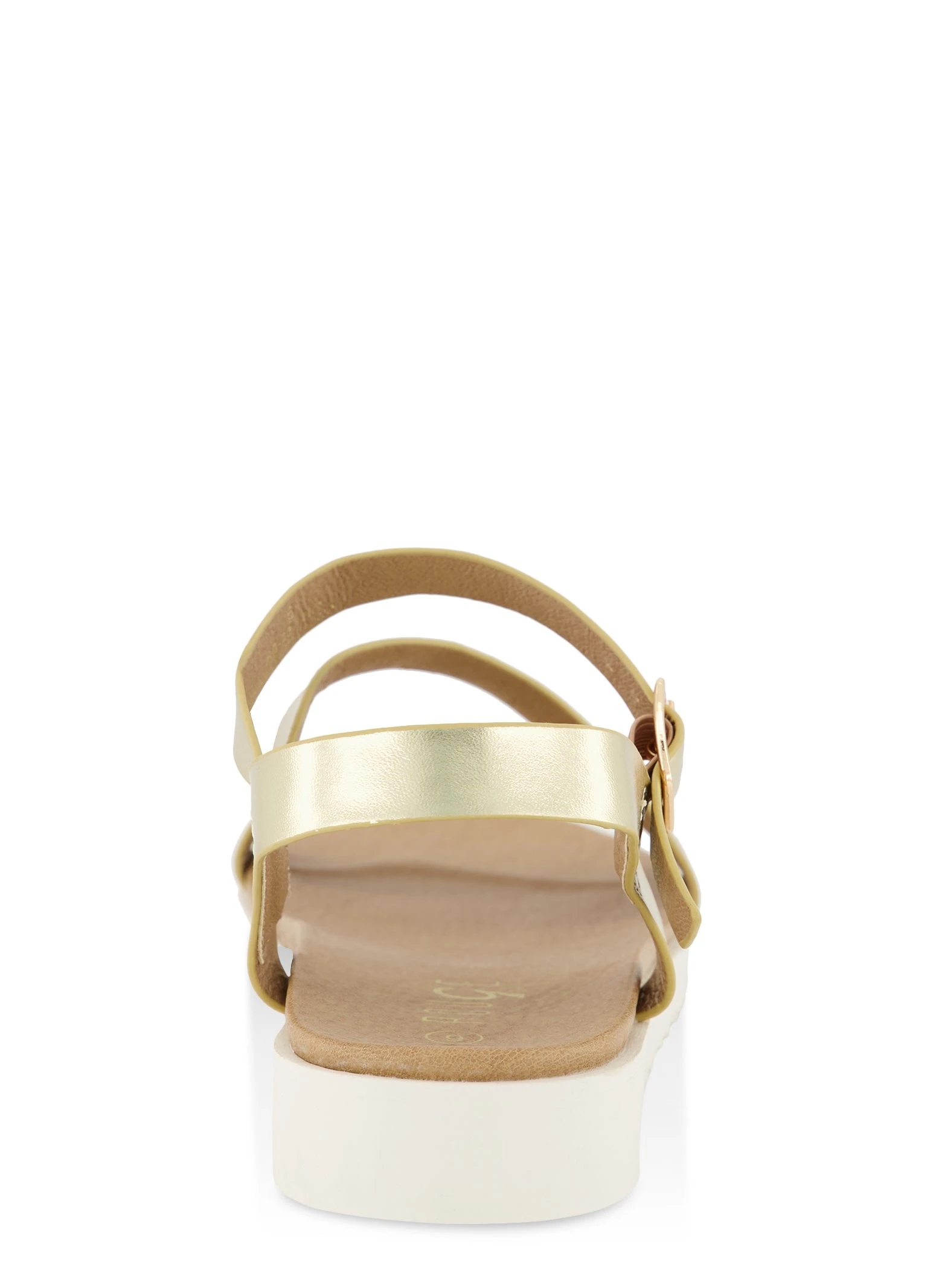 Crossed Ankle Strap Sandals - Image 3