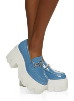 Horsebit Ultra High Platform Loafers