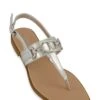 Horsebit Detail Thong Sandals