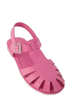 Caged Ankle Strap Sandals