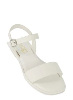 Single Band Buckle Strap Sandals