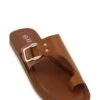 Toe Loop Single Buckle Band Slide Sandals