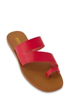 Asymmetrical Toe Loop Sandals