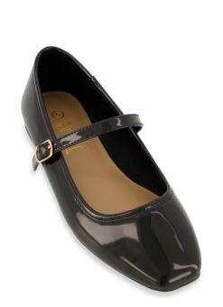 Square Toe Mary Jane Flats
