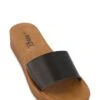 Single Solid Band Platform Slide Sandals