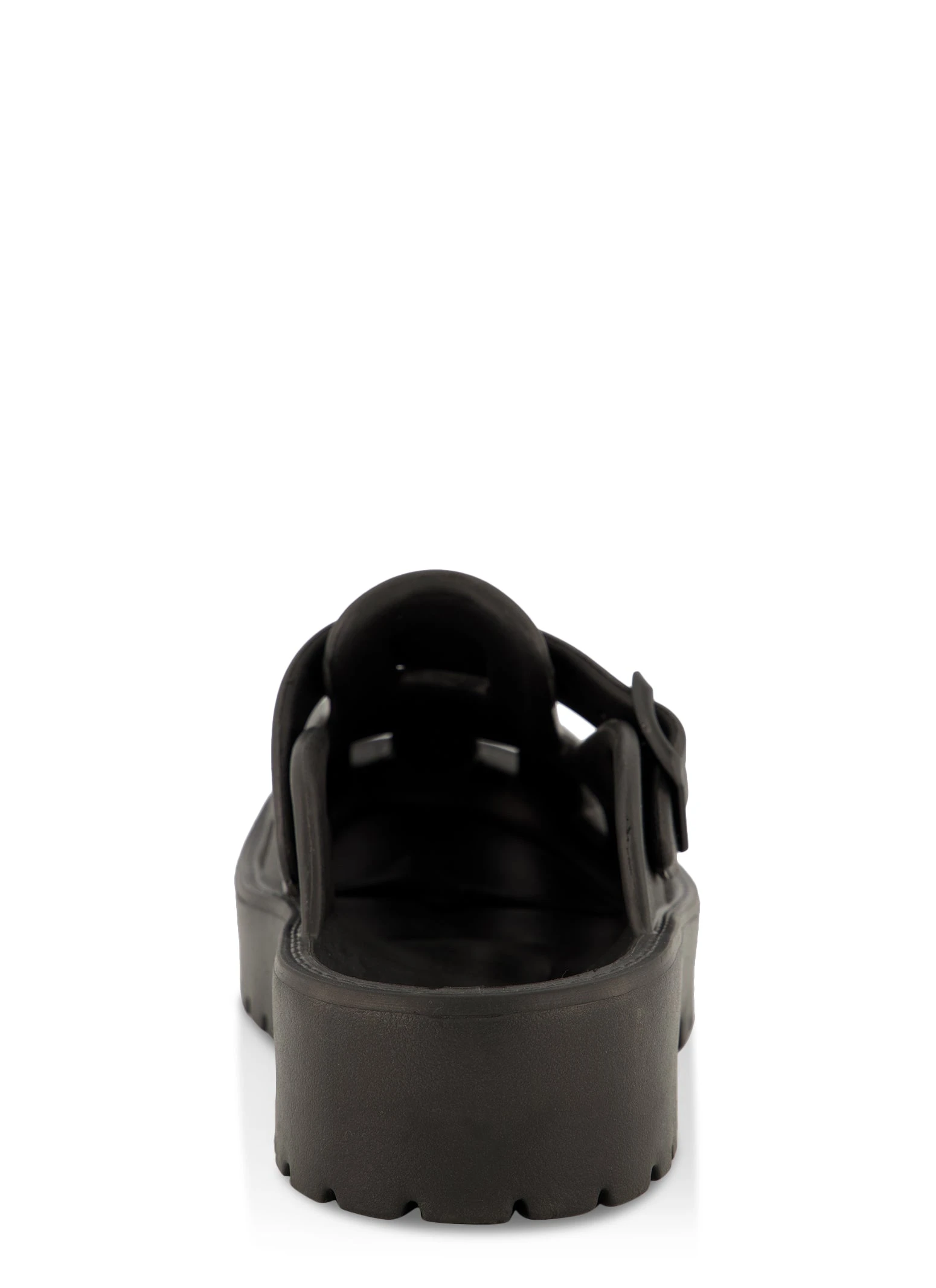 Buckle Cut Out Slip On Clogs - Image 3