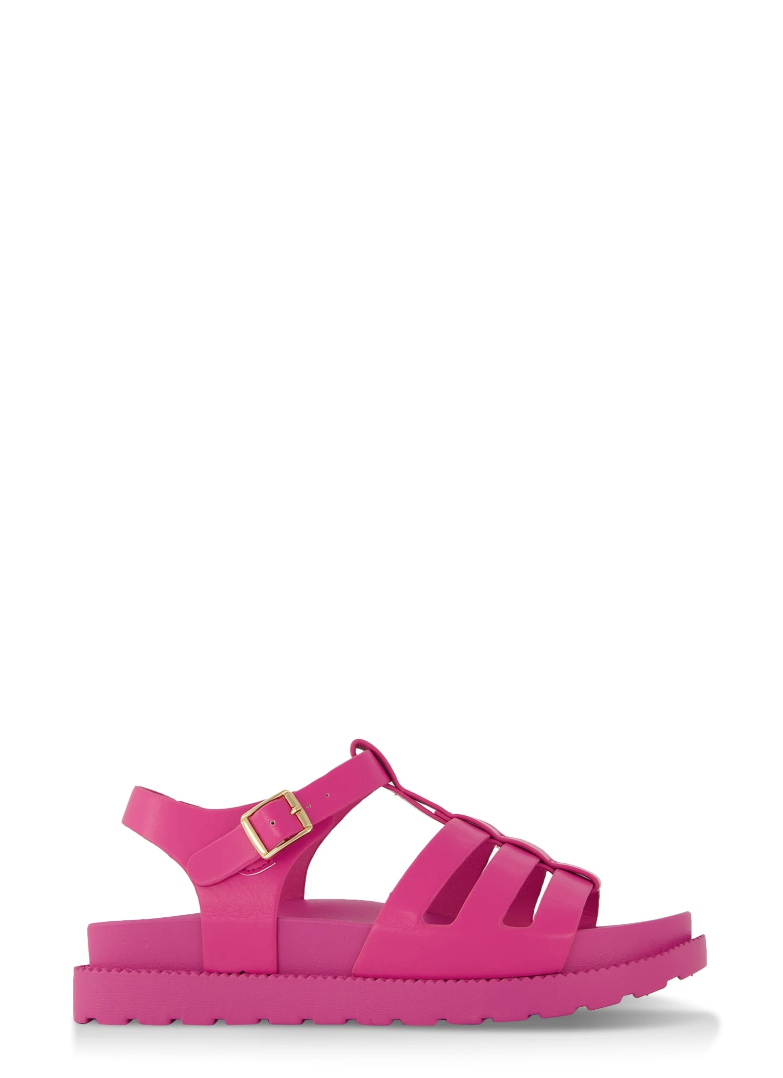 Strappy Buckled Platform Sandals - Image 2