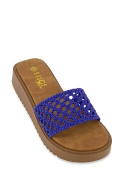 Braided Band Platform Sandals