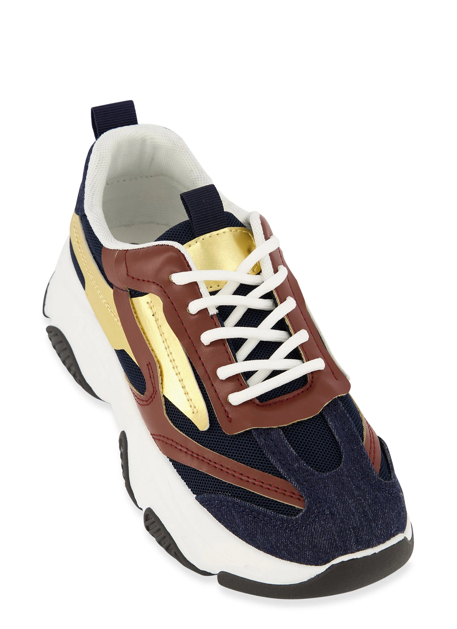 Chunky Sole Lace Up Sneakers