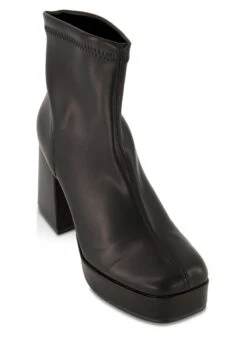 Chunky High Heel Booties