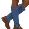 Round Toe Color Block Tall Boots