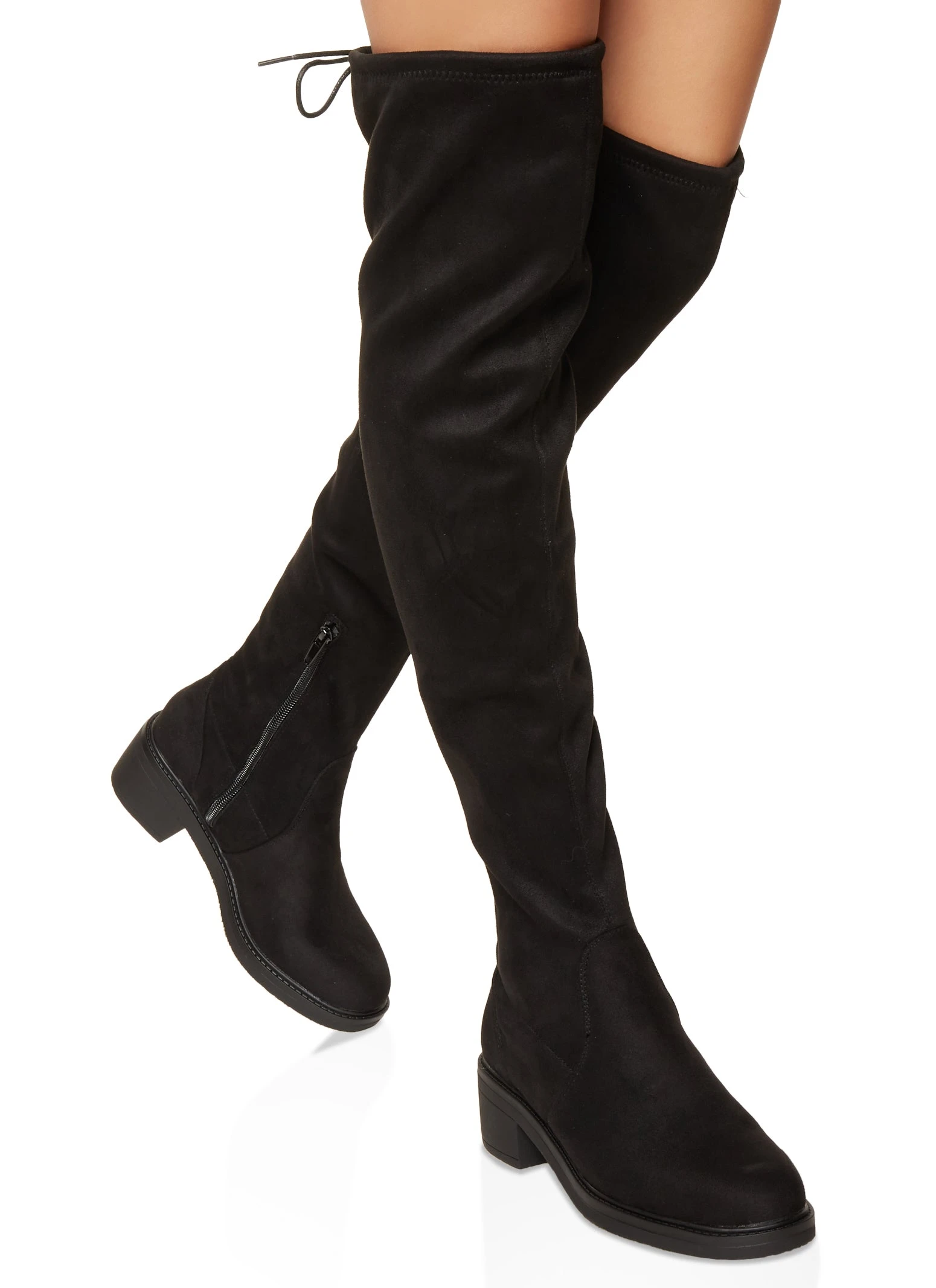 Tie Back Over The Knee Boots