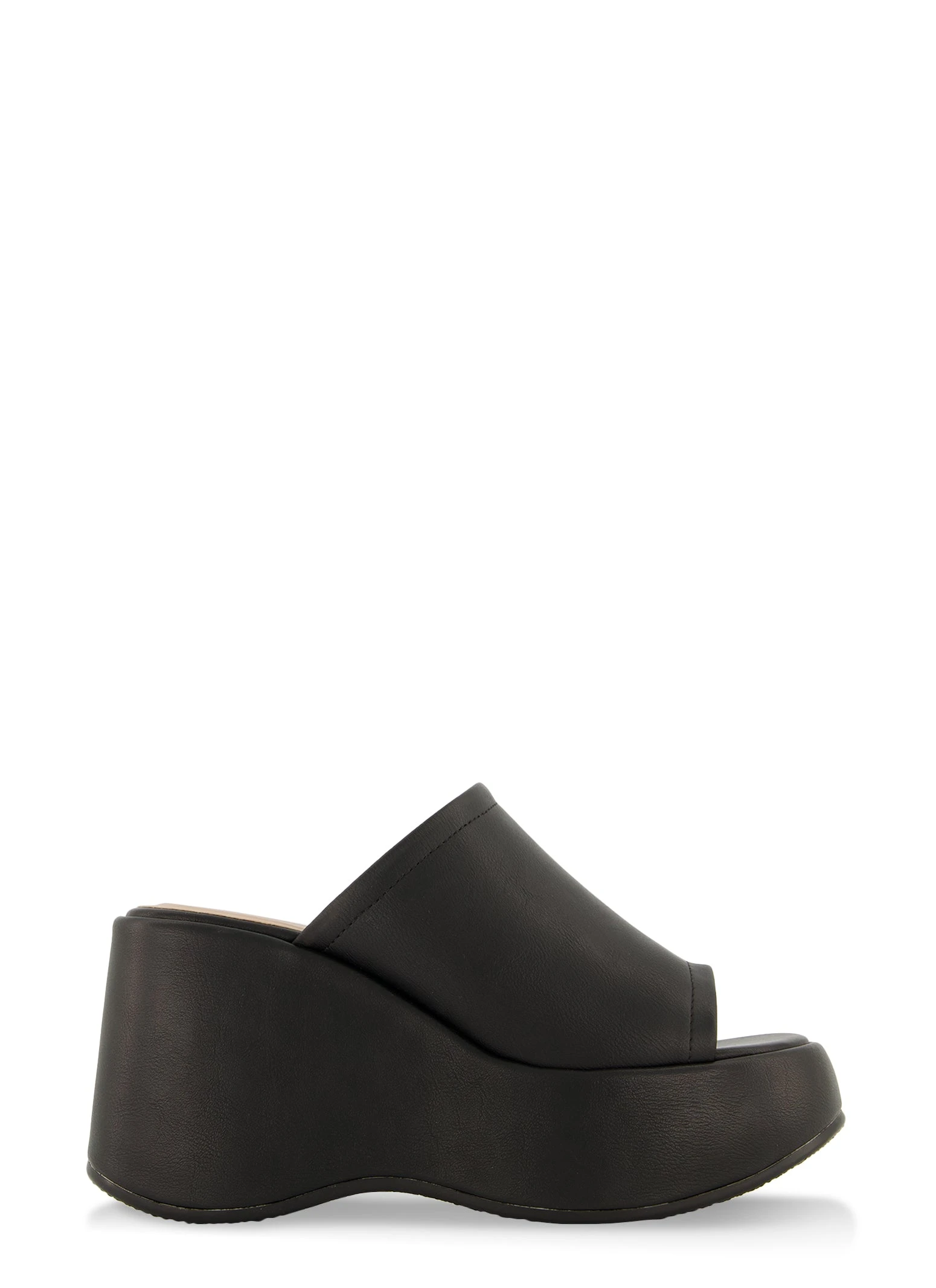 Open Toe Wedge Slide Sandals - Image 2