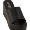 Platform Wedge Slide Sandals