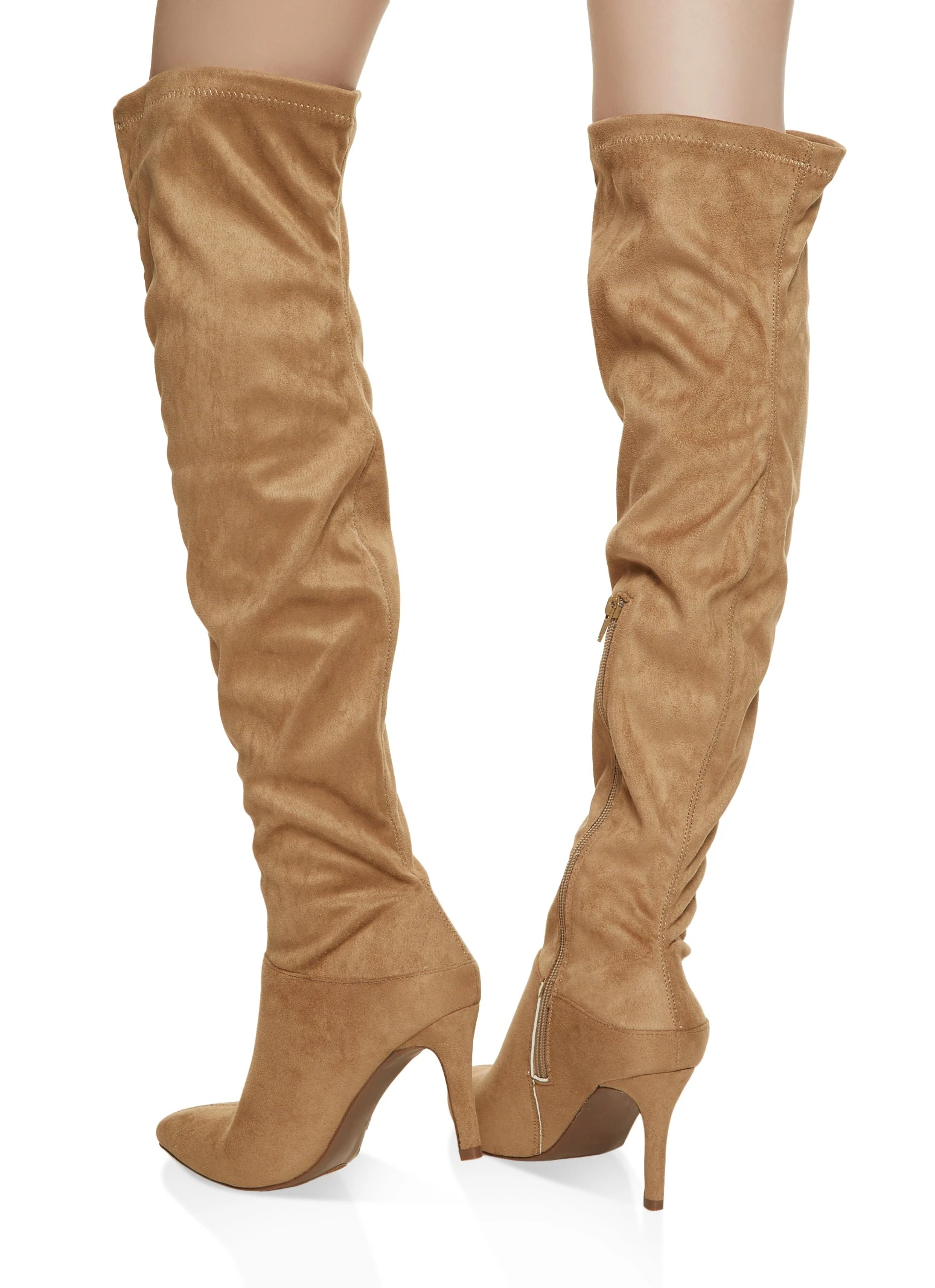 Pointed Toe Stiletto Over The Knee Boots - Image 3