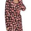 Heart Print Nightgown With Robe