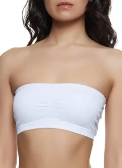 Solid Bandeau Bra