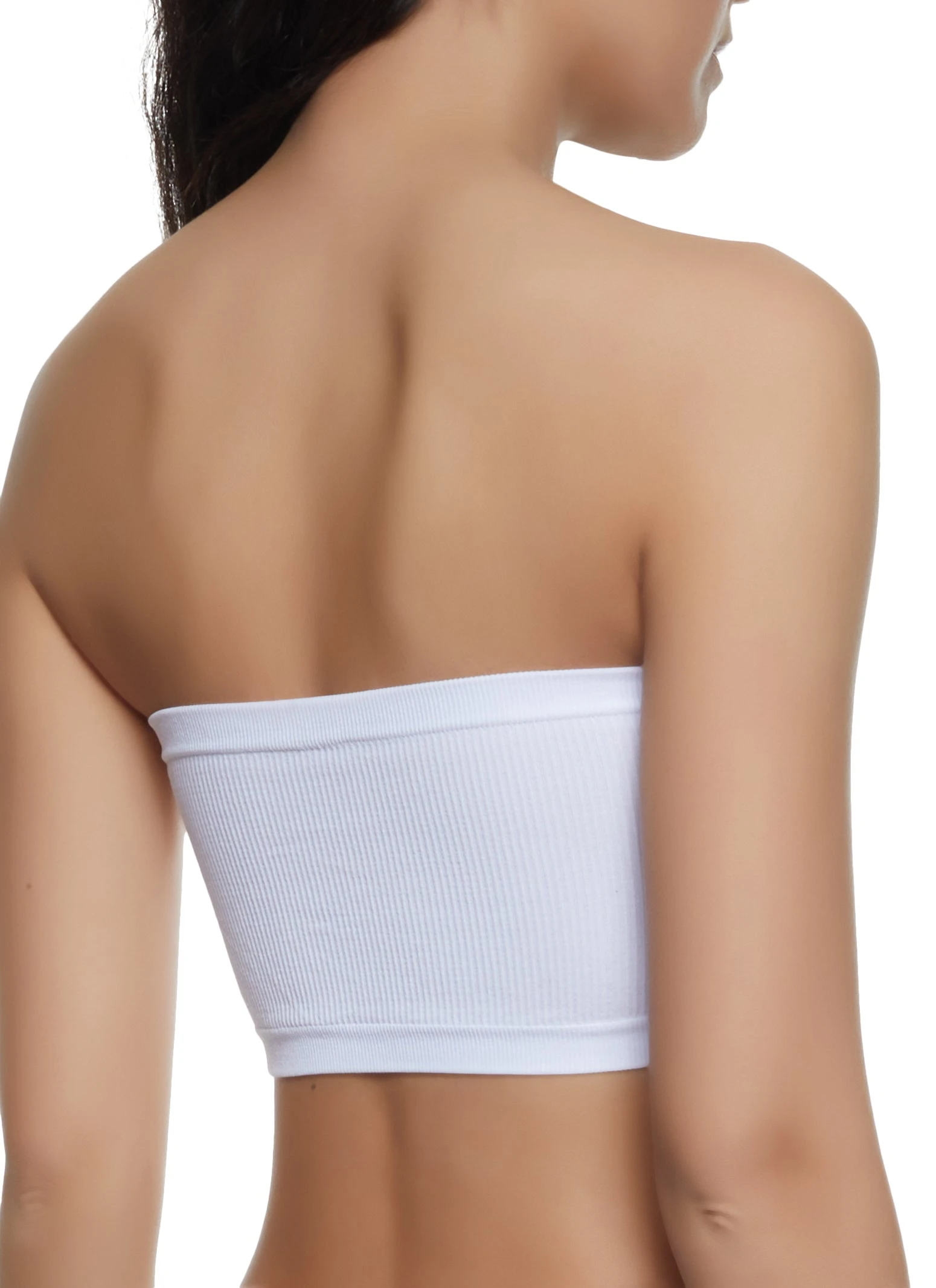 Solid Bandeau Bra - Image 2