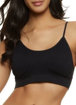 Seamless Solid Sports Cami Bra