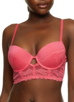 Keyhole Longline Plunge Bra