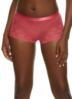 Caged Geo Pattern Boyshort Panty