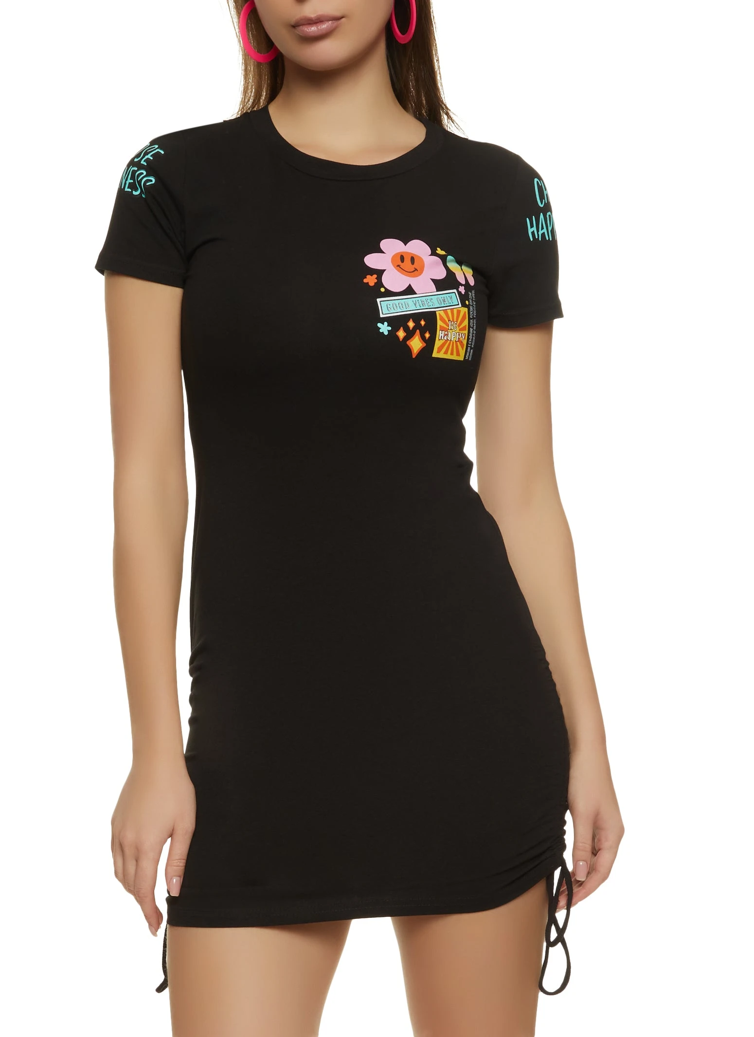 Good Vibes Only T Shirt Dress