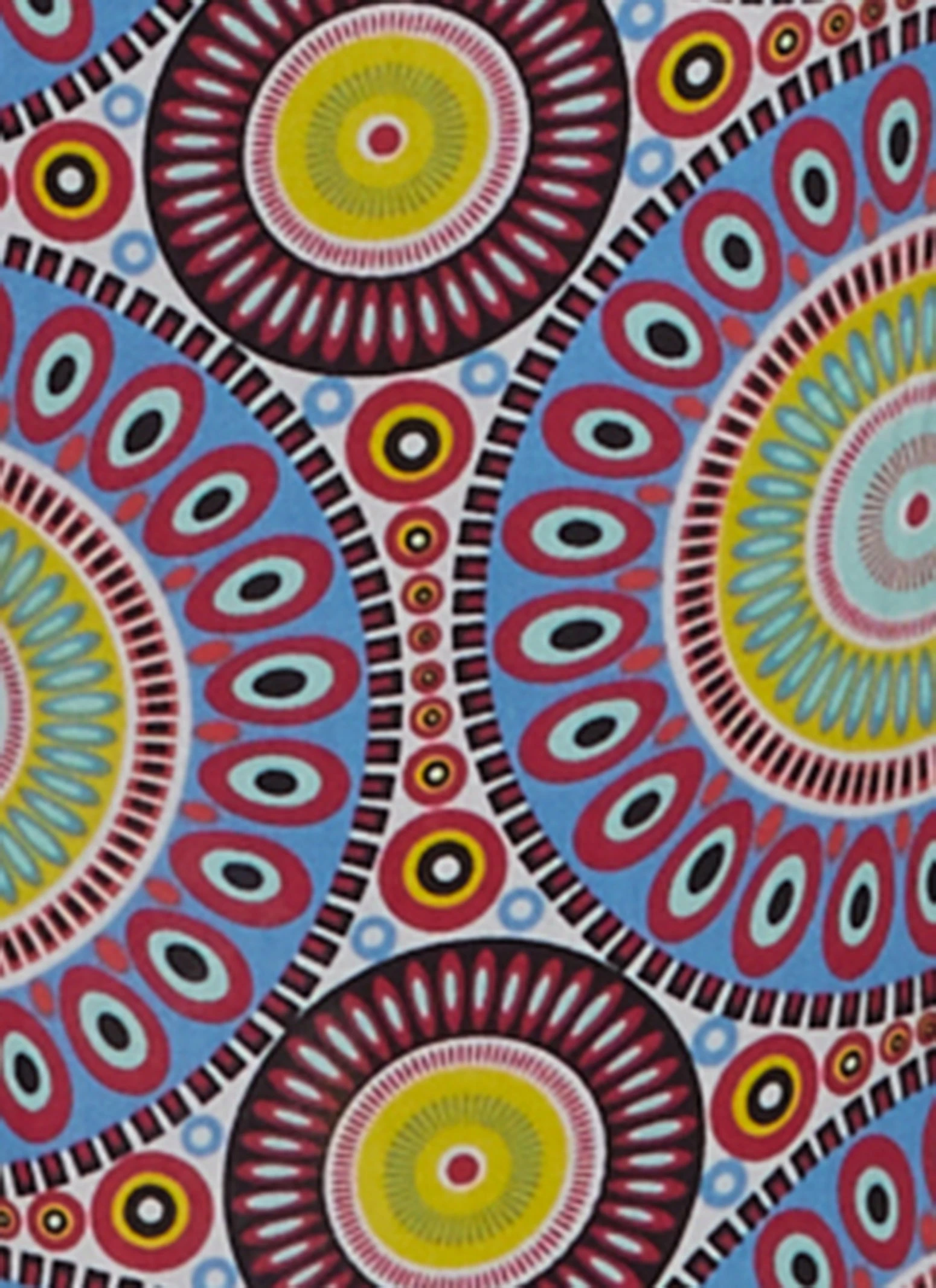 Plus Size Psychedelic Print Palazzo Pants - Image 3