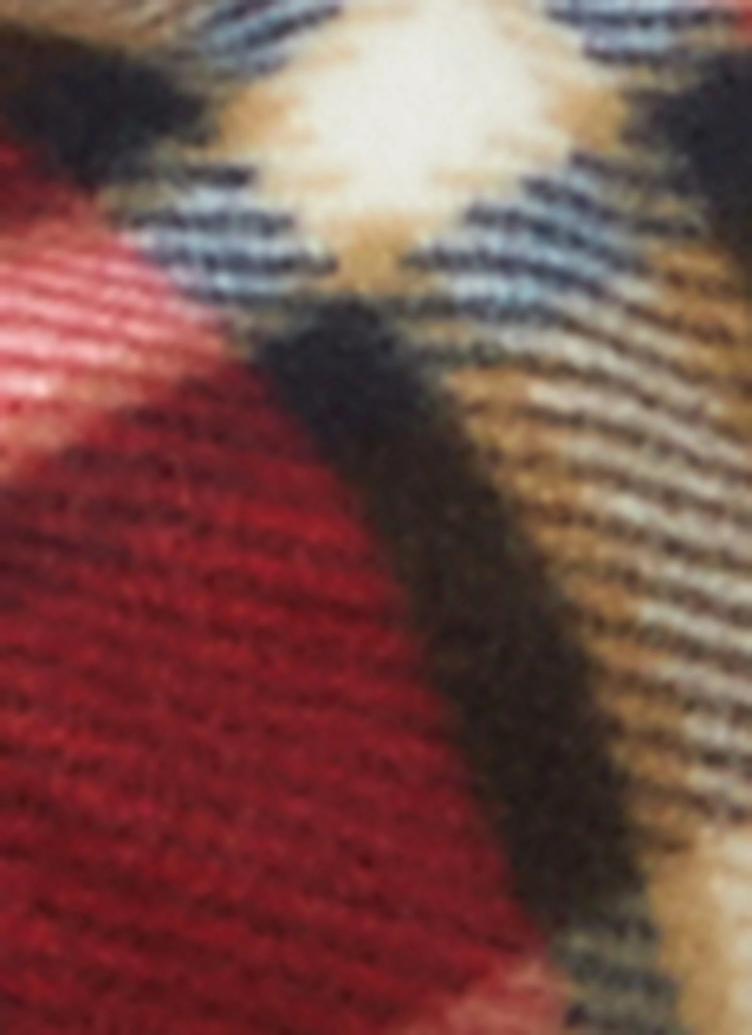 Plus Size Plaid Sherpa Lined Brushed Knit Shacket - Image 4