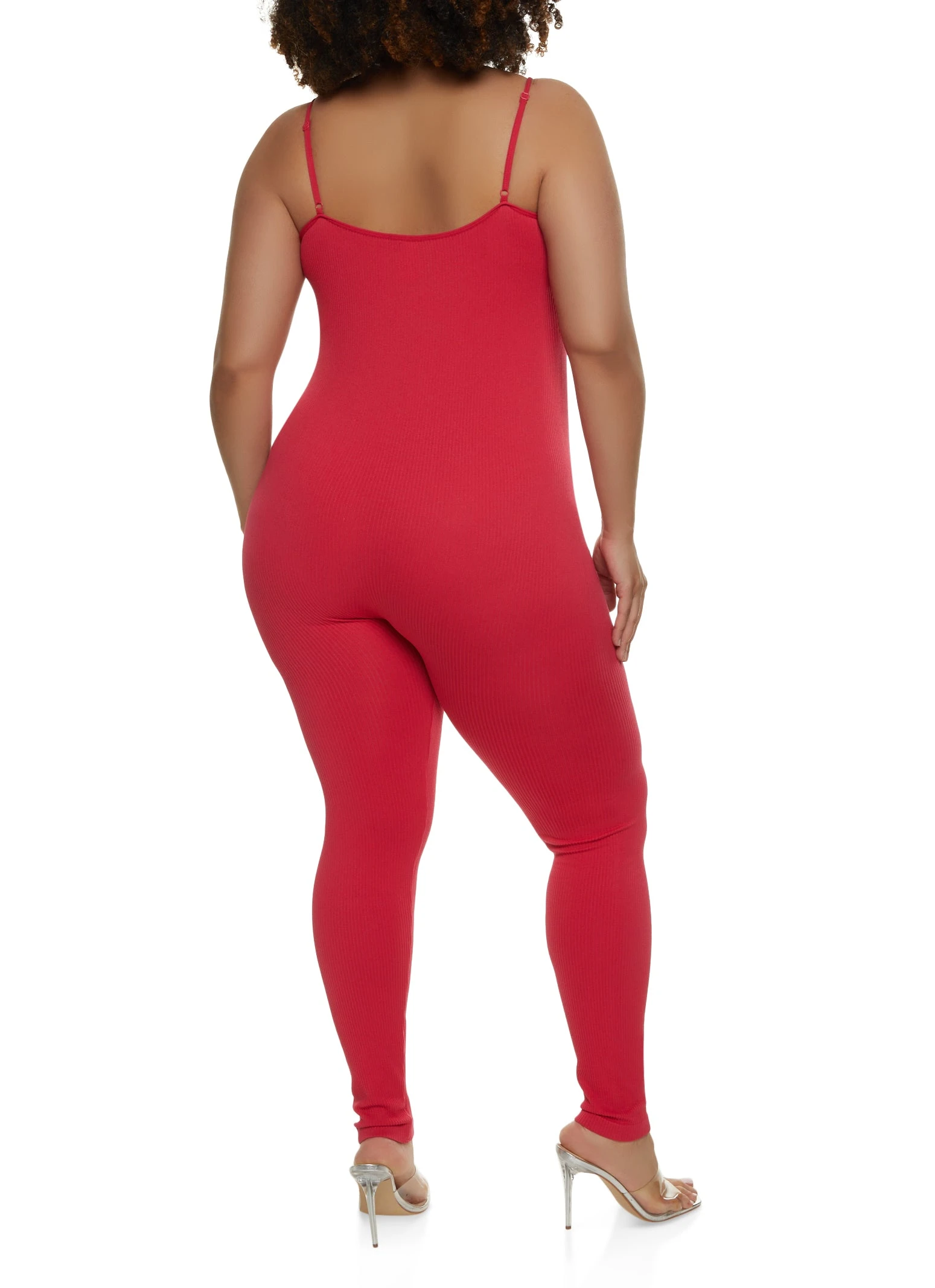 Plus Size Seamless Cami Catsuit - Image 2
