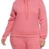 Plus Size Fleece Funnel Neck Sweatshirt