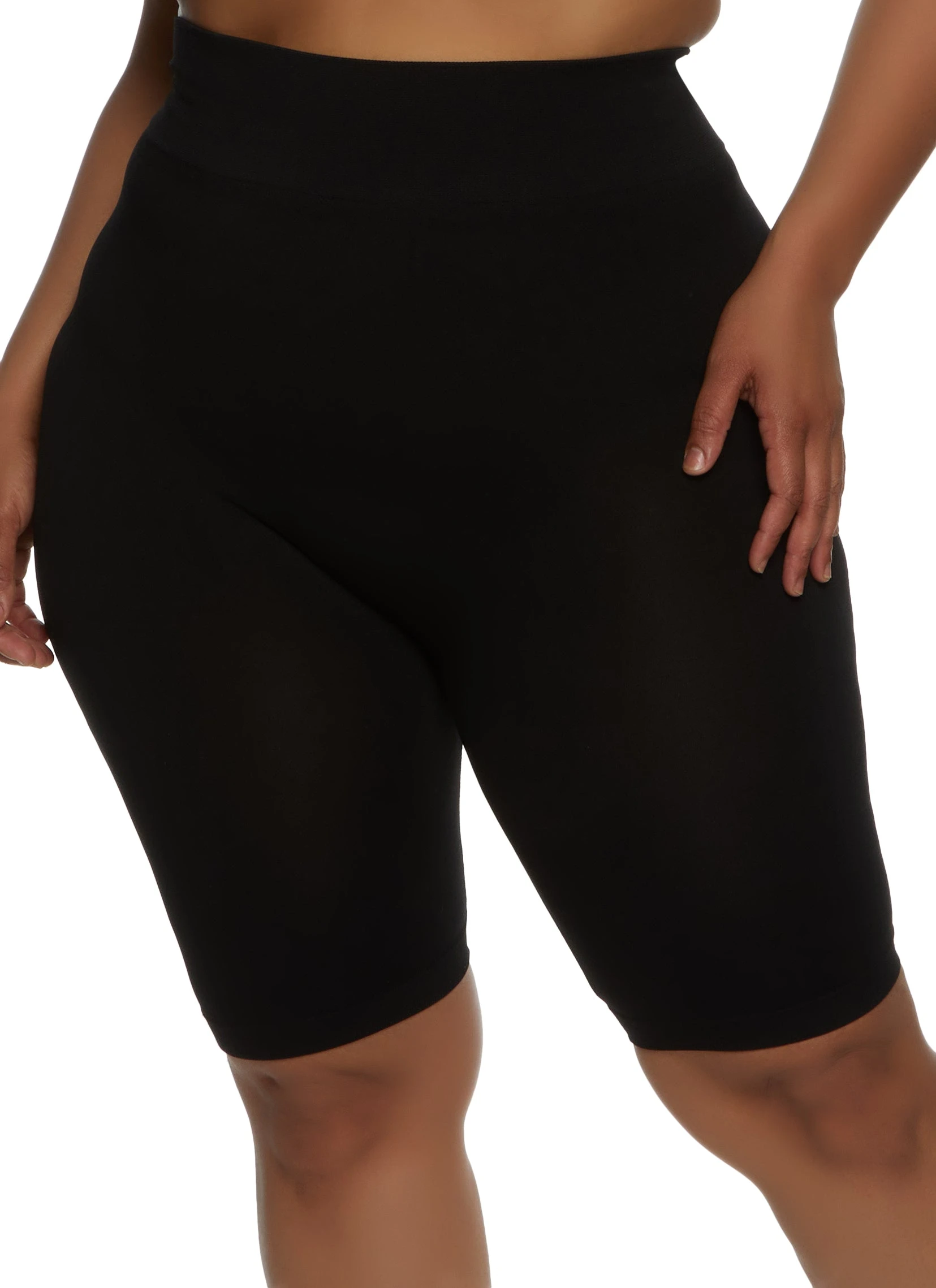 Plus Size Seamless Cycling Shorts