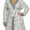 Plus Size Love Hope Dream Nightgown With Robe