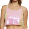Sequin Cropped Cami