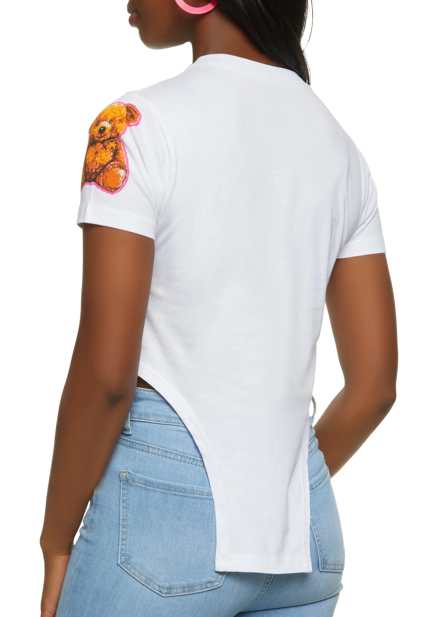 New York Bear Hanky Hem Graphic Tee - Image 2