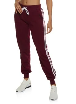 Drawstring Varsity Stripe Joggers