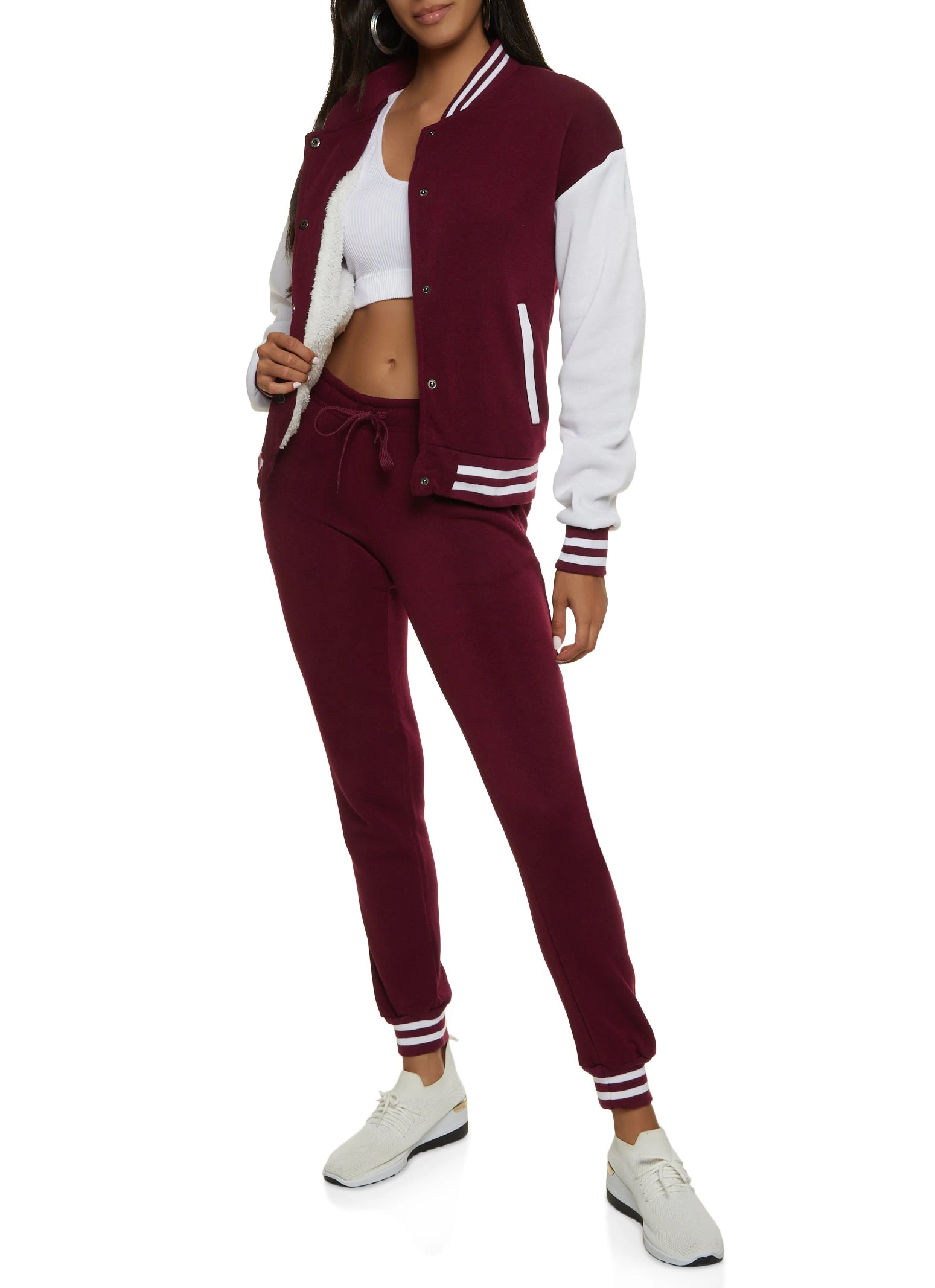 Color Block Varsity Jacket - Image 2