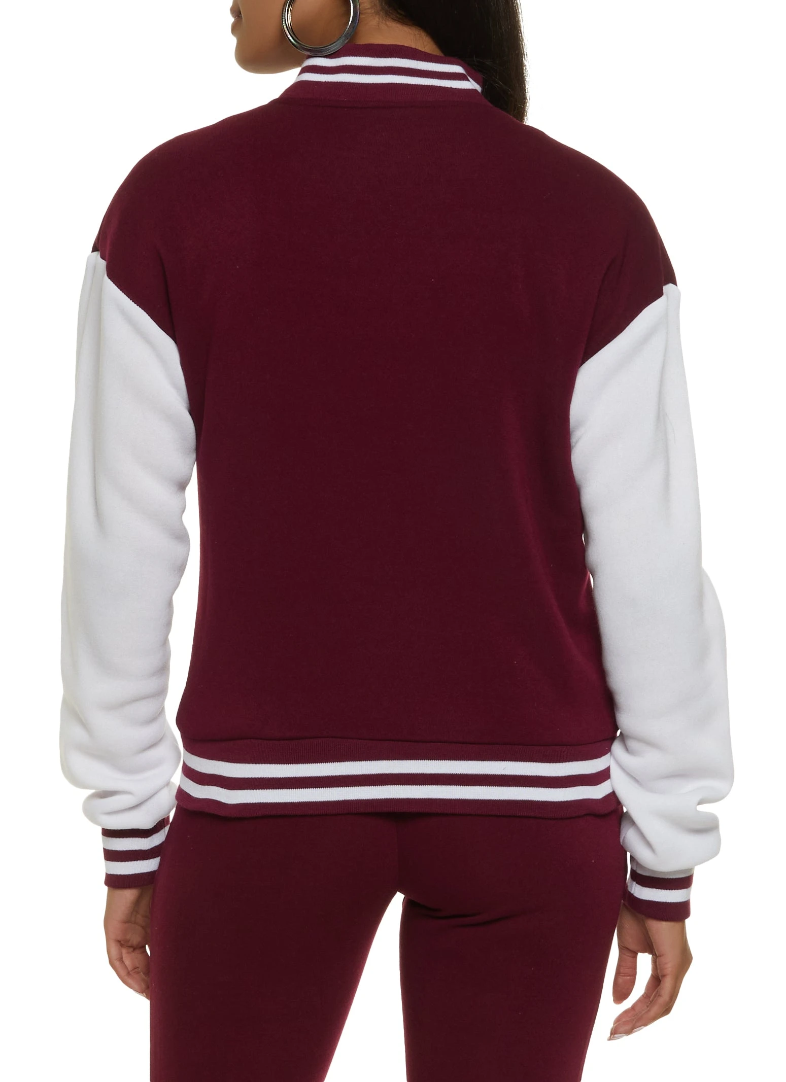 Color Block Varsity Jacket - Image 3