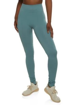 Seamless Compression Rib High Waist Leggings