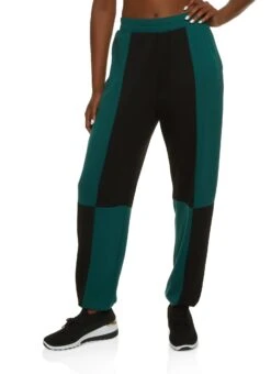 French Terry Color Block Sweatpants