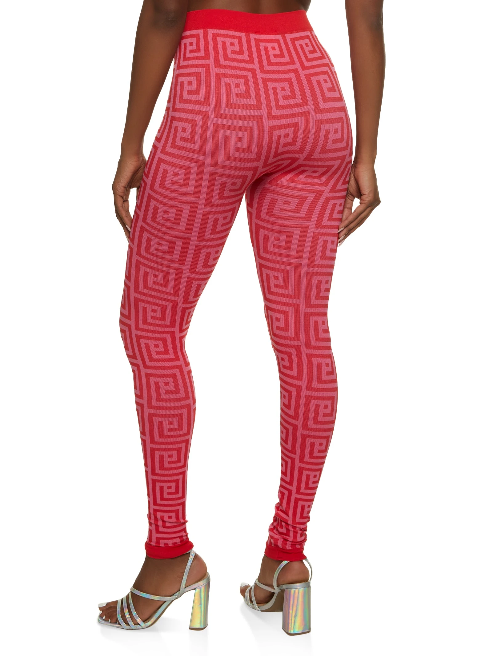 Maze Print Seamless Leggings - Image 2